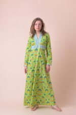 Arabia Amulya Lime Dress AN 827-B