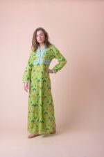 Φόρεμα Arabia Amulya Lime AN 827-B - Image 4