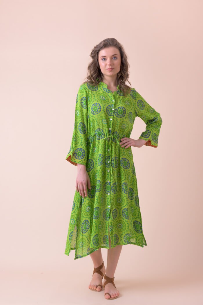 Φόρεμα Clara Charkhi Lime AN 842-B - Image 1