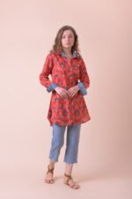 Claudia Shirt Amulya Red AN 818-C - Image 2