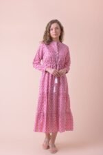 Φόρεμα Corfu Habibi Pink AN 847-B - Image 3