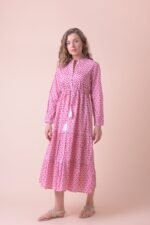 Φόρεμα Corfu Habibi Pink AN 847-B - Image 2
