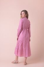 Φόρεμα Corfu Habibi Pink AN 847-B - Image 4