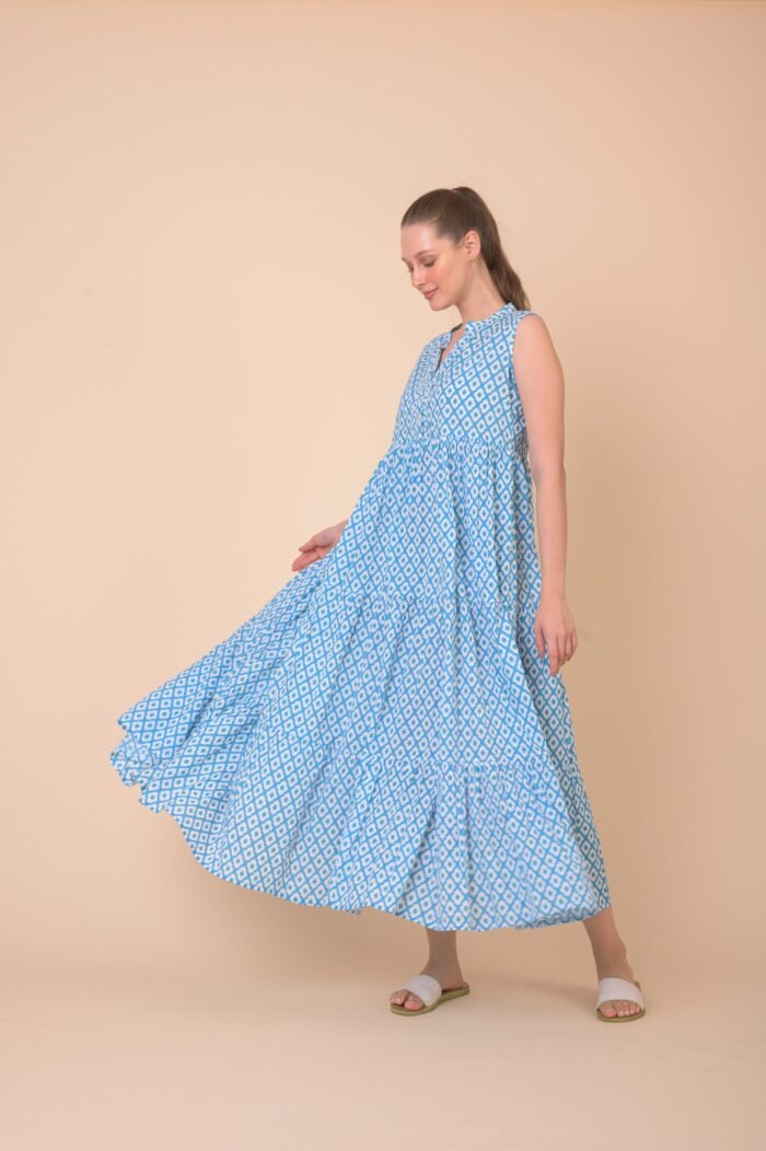 Φόρεμα Geisha Habibi Blue AN 836-D - Image 1