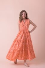 Φόρεμα Geisha Halo Coral AN 836-B - Image 4