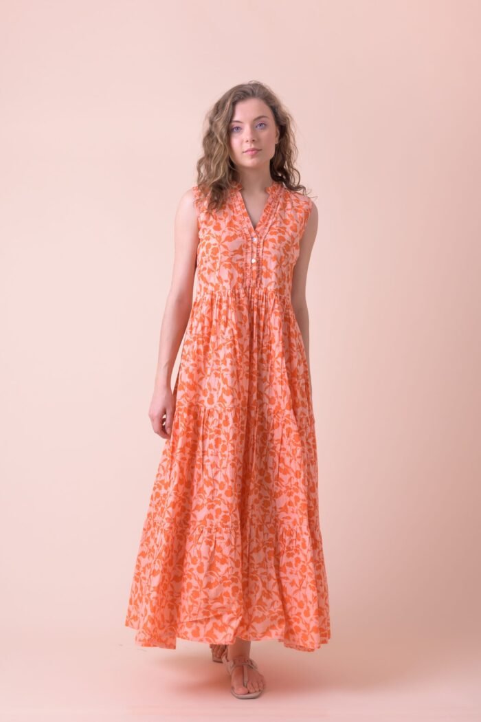Φόρεμα Geisha Halo Coral AN 836-B - Image 2