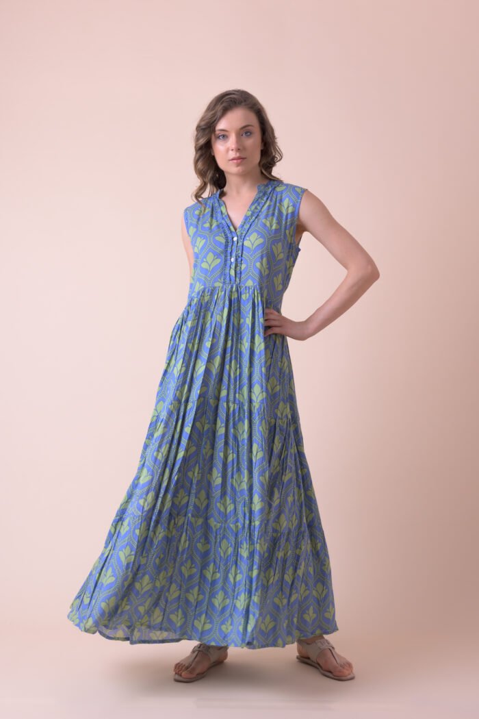 Φόρεμα Geisha Kansa Pale Blue AN 836-A - Image 1