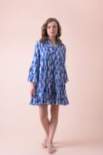 Φόρεμα Gretchen Farsi Blue AN 807-B - Image 3