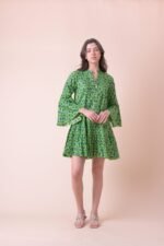 Gretchen Dress Kajri Lime AN 807-C