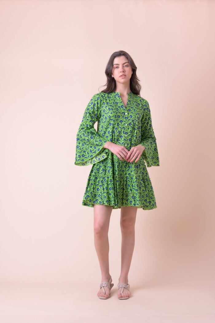 Φόρεμα Gretchen Kajri Lime AN 807-C - Image 1