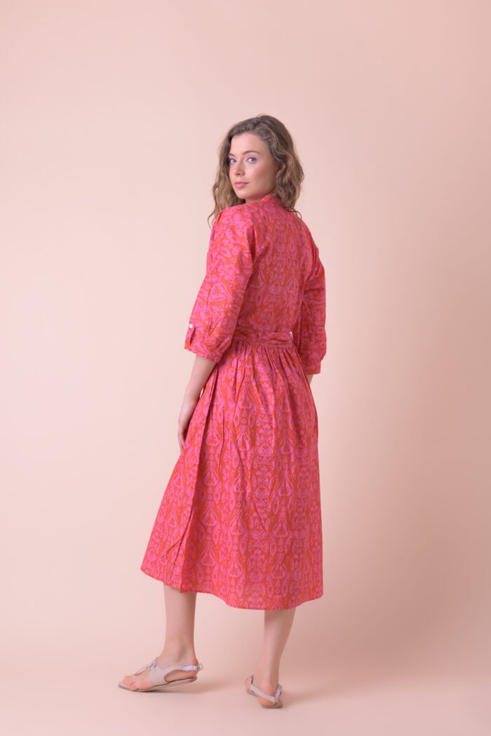 Φόρεμα Lawson Baza Red Pink AN 828-A - Image 4