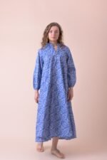 Piazza Baza Blue on Blue Dress AN 825-C