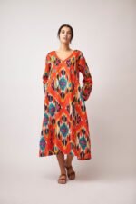 Palmdale Bramha Ikat Dress AN 638-C