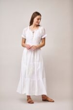 Φόρεμα Puff Ivory NE 1091-A - Image 3