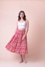 Skazen Farsi Red Skirt AN 841-A