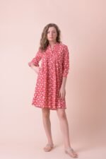 Tania Dress Kajri Red AN 813-B