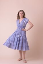 Trixie Dress Blue Stripe AN 850-B
