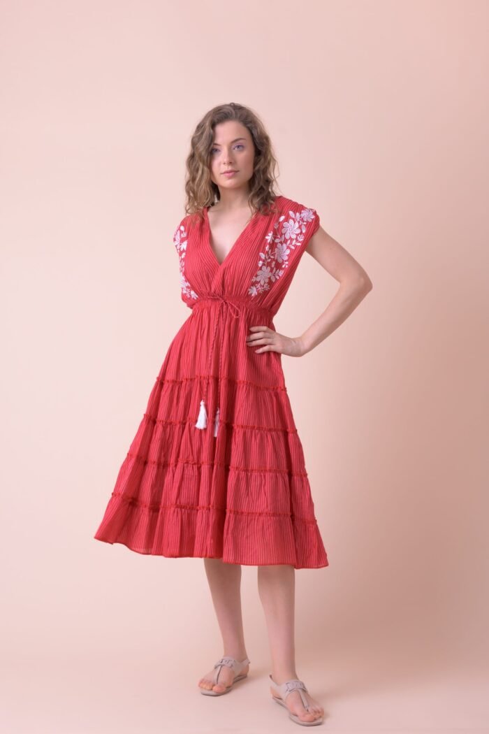Φόρεμα Trixie Red Stripe AN 850-A - Image 1