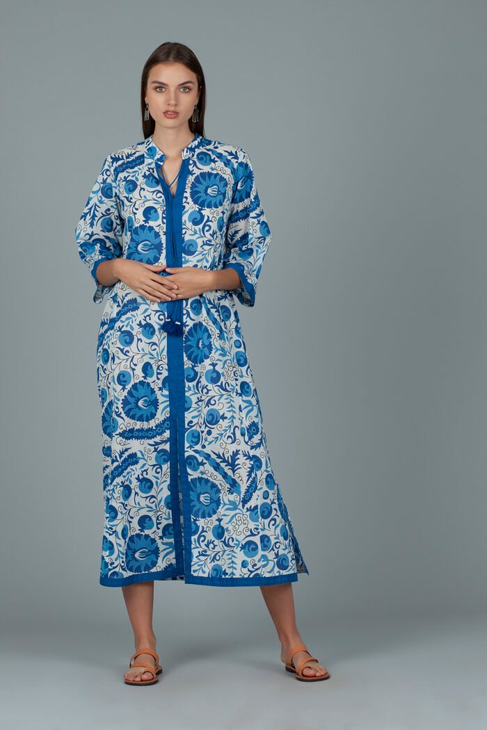 Καφτάνι Tabitha Afgan Blue AN 273-A - Image 1
