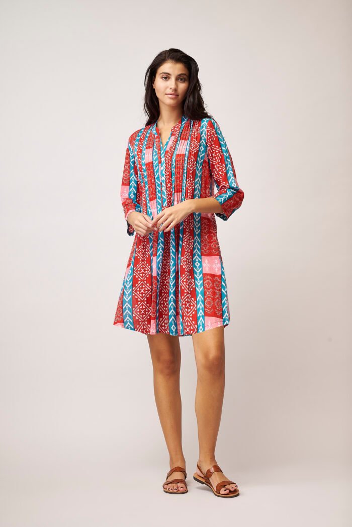 Φόρεμα Beverly Lola Red Teal AN 651-B - Image 1