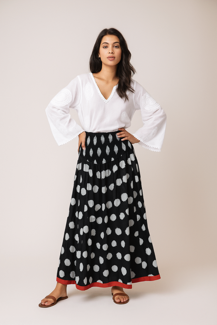 Φούστα Arista Black Polka AN 484-A - Image 1