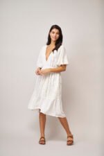Φόρεμα Coverup Ivory NE 1074-C