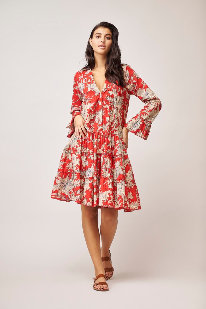 Φόρεμα Lobster Provence Red AN 625-K - Image 1