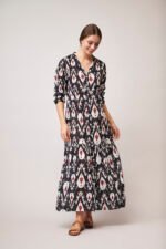 Φόρεμα Leroy Minx Ikat Black AN 646-D - Image 2