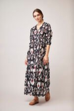 Φόρεμα Leroy Minx Ikat Black AN 646-D