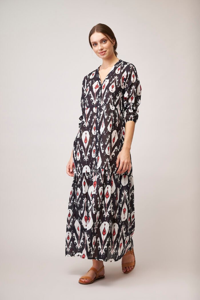 Φόρεμα Leroy Minx Ikat Black AN 646-D - Image 1