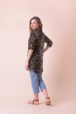 Claudia Shirt Leo Black AN818-B - Image 4