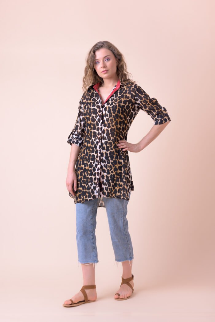 Claudia Shirt Leo Black AN818-B - Image 1