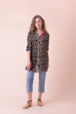 Claudia Shirt Leo Black AN818-B - Image 3