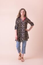 Claudia Shirt Leo Black AN818-B - Image 2