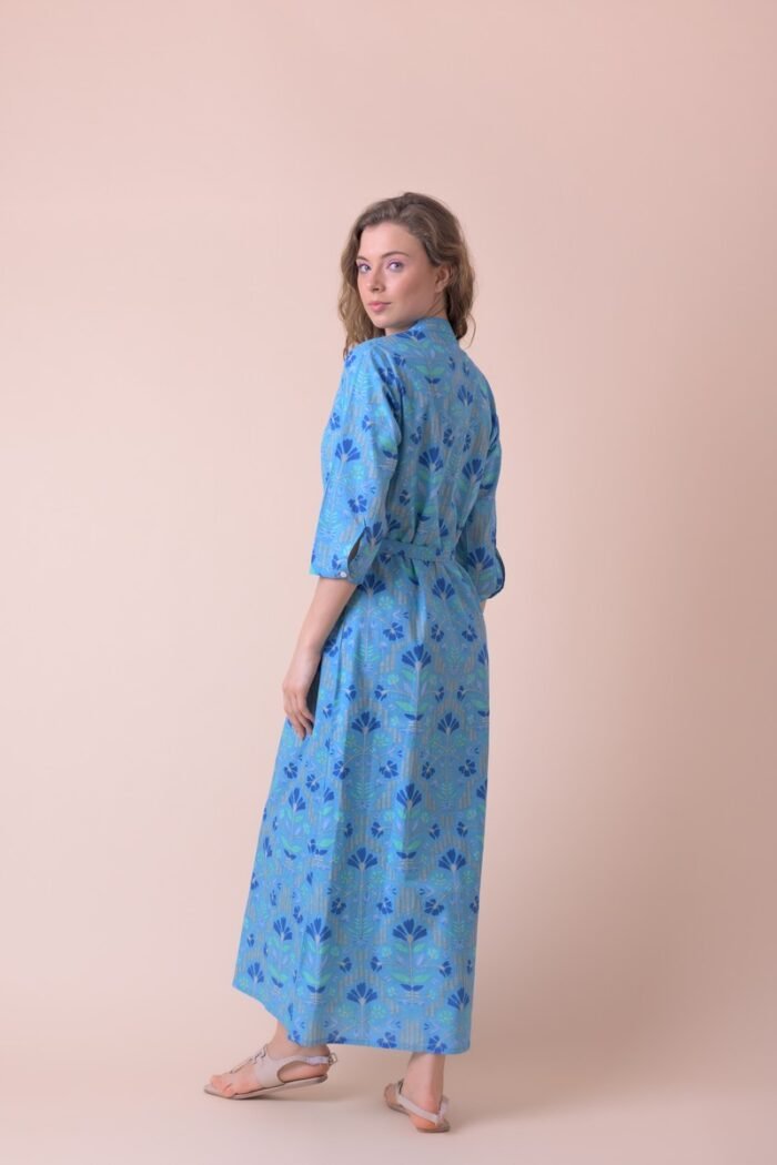 Φόρεμα Dorris Cover Up Amulya Blue AN802-C - Image 2