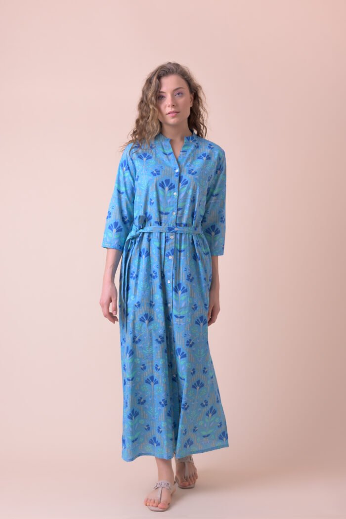 Φόρεμα Dorris Cover Up Amulya Blue AN802-C - Image 3